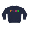 Phi Mu Leah Crewneck Sweatshirt
