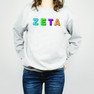 Zeta Tau Alpha Leah Crewneck Sweatshirt