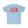 ALPHA SIGMA PHI LETTERED TEE - $24.95