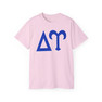 DELTA UPSILON LETTERED TEE - $24.95