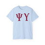 PSI UPSILON LETTERED TEE - $24.95