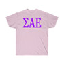 SIGMA ALPHA EPSILON LETTERED TEE - $24.95