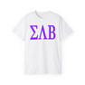 SIGMA LAMBDA BETA LETTERED TEE - $24.95