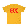 THETA CHI LETTERED TEE - $24.95