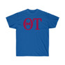 THETA TAU LETTERED TEE - $24.95