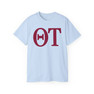 THETA TAU LETTERED TEE - $24.95