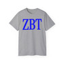 ZETA BETA TAU LETTERED TEE - $24.95