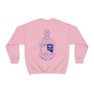 Alpha Kappa Psi World Famous Crest - Shield Crewneck Sweatshirts