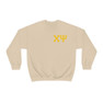 Chi Psi World Famous Crest - Shield Crewneck Sweatshirts