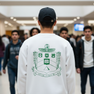 Delta Sigma Phi World Famous Crest - Shield Crewneck Sweatshirts