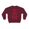 Printify Kappa Sigma World Famous Crest - Shield Crewneck Sweatshirts 
