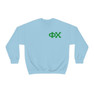 Phi Chi World Famous Crest - Shield Crewneck Sweatshirts