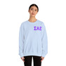 Sigma Alpha Epsilon World Famous Crest - Shield Crewneck Sweatshirts
