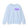 Sigma Alpha Mu World Famous Crest - Shield Crewneck Sweatshirts