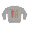 Printify Theta Chi World Famous Crest - Shield Crewneck Sweatshirts 