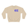 Theta Xi World Famous Crest - Shield Crewneck Sweatshirts