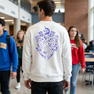 Theta Xi World Famous Crest - Shield Crewneck Sweatshirts