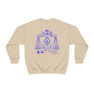 Zeta Beta Tau World Famous Crest - Shield Crewneck Sweatshirts