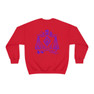 Zeta Beta Tau World Famous Crest - Shield Crewneck Sweatshirts