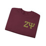 Zeta Psi World Famous Crest - Shield Crewneck Sweatshirts