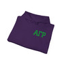 Alpha Gamma Rho World Famous Crest - Shield Hooded Sweatshirt