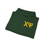 Chi Psi World Famous Crest - Shield Hooded Sweatshirt