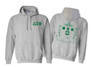 Delta Sigma Phi World Famous Crest - Shield Hooded Sweatshirt