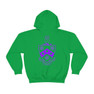 Printify FIJI Fraternity - Phi Gamma Delta World Famous Crest - Shield Hooded Sweatshirt 