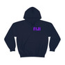 Printify FIJI Fraternity - Phi Gamma Delta World Famous Crest - Shield Hooded Sweatshirt 