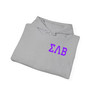 Sigma Lambda Beta World Famous Crest - Shield Hooded Sweatshirts