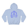 Zeta Beta Tau World Famous Crest - Shield Hooded Sweatshirts