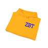 Zeta Beta Tau World Famous Crest - Shield Hooded Sweatshirts
