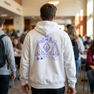 Zeta Beta Tau World Famous Crest - Shield Hooded Sweatshirts