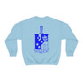 Tau Delta Phi World Famous Crest - Shield Crewneck Sweatshirt