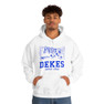Printify Delta Kappa Epsilon Mount Rushmore Hooded Sweatshirt 