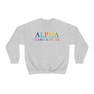 Alpha Gamma Delta Colors Upon Colors Crewneck Sweatshirt