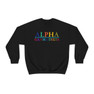 Alpha Gamma Delta Colors Upon Colors Crewneck Sweatshirt