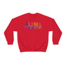Alpha Omicron Pi Colors Upon Colors Crewneck Sweatshirt