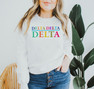 Delta Delta Delta Colors Upon Colors Crewneck Sweatshirt