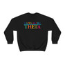Kappa Alpha Theta Colors Upon Colors Crewneck Sweatshirt