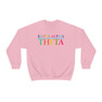 Kappa Alpha Theta Colors Upon Colors Crewneck Sweatshirt