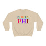 Pi Beta Phi Colors Upon Colors Crewneck Sweatshirt