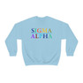 Sigma Alpha Colors Upon Colors Crewneck Sweatshirt