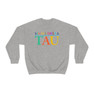 Sigma Delta Tau Colors Upon Colors Crewneck Sweatshirt