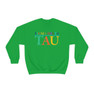 Sigma Delta Tau Colors Upon Colors Crewneck Sweatshirt