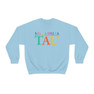 Sigma Delta Tau Colors Upon Colors Crewneck Sweatshirt