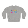 Sigma Kappa Colors Upon Colors Crewneck Sweatshirt