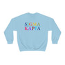 Sigma Kappa Colors Upon Colors Crewneck Sweatshirt