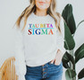 Tau Beta Sigma Colors Upon Colors Crewneck Sweatshirt