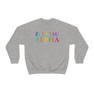Zeta Tau Alpha Colors Upon Colors Crewneck Sweatshirt